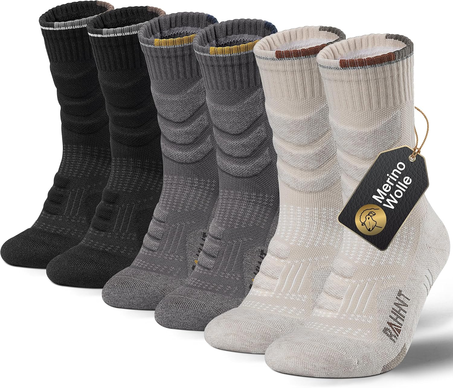 Thumbnail 4 de Merino Wool Thermal Walking Socks 3 Pairs