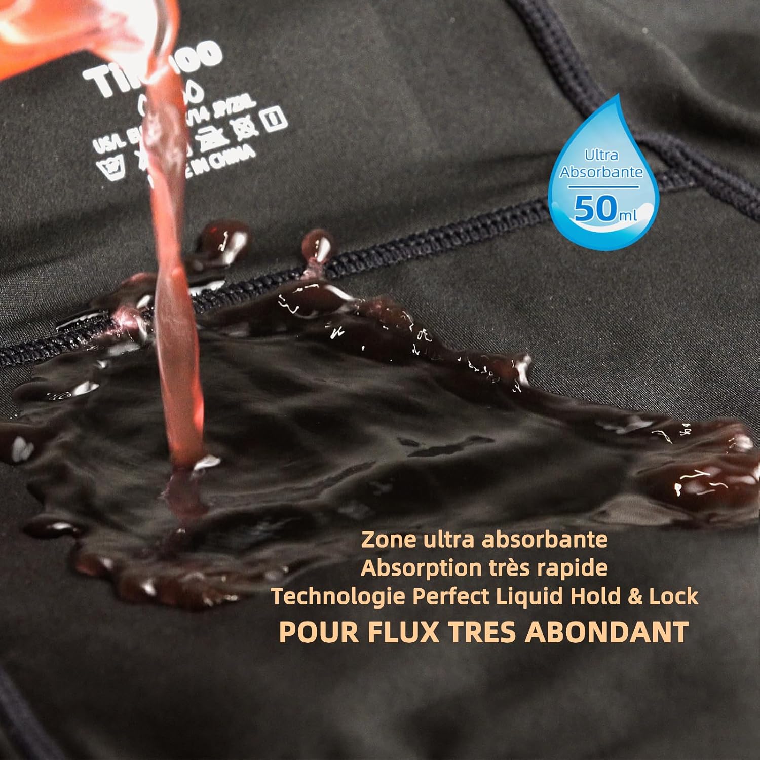 Thumbnail 2 de TIICHOO Culotte menstruelle taille haute à flux trois abondant (lot de 3)