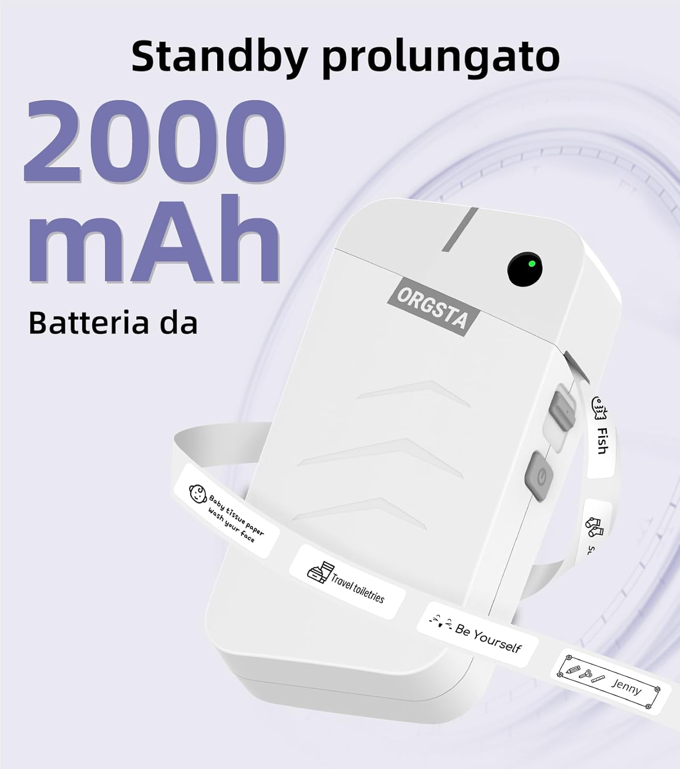 Thumbnail 1 de ORGSTA S001 etichettatrice termica portatile Bluetooth per etichette 🎯