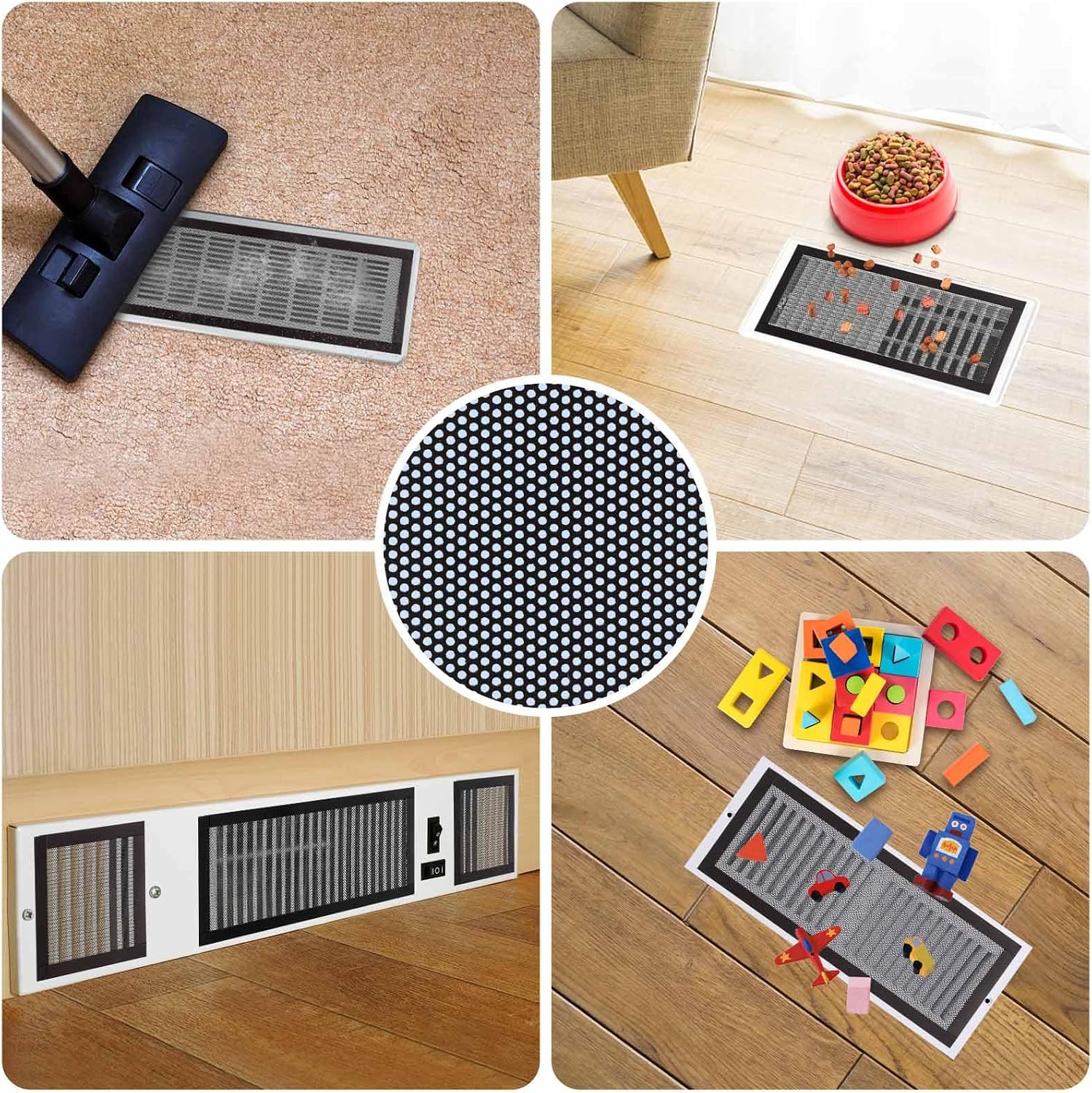 Thumbnail 5 de Magnetic Floor Vent Cover 4-Pack