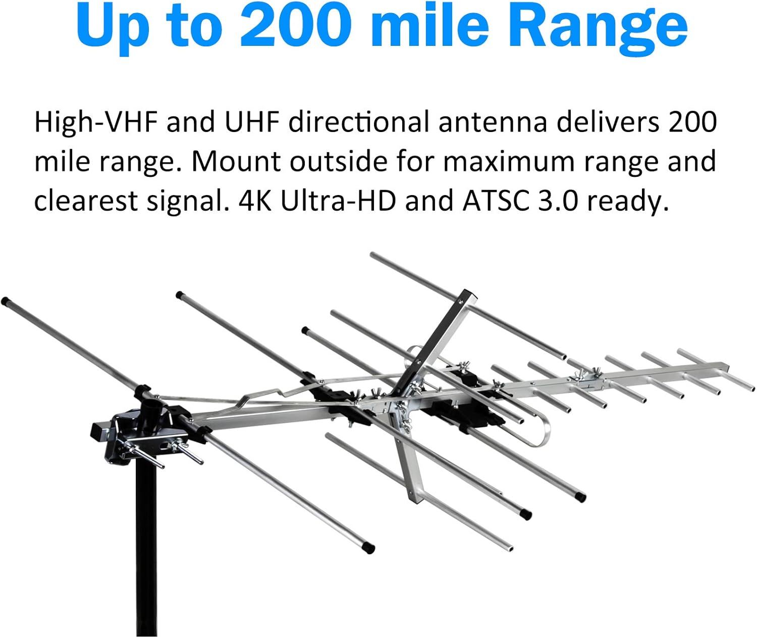 Detalle 2 de Five Star TV Antenna Indoor/Outdoor Yagi Satellite HD Antenna