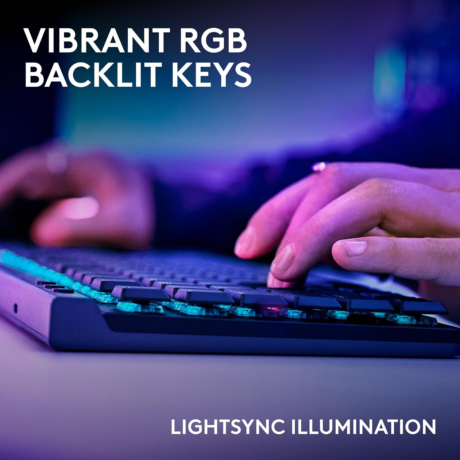 Detalle 2 de Logitech G515 LIGHTSPEED TKL Wireless Gaming Keyboard, Linear Switches