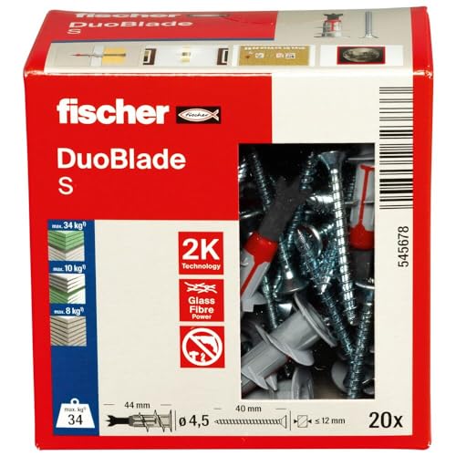 Thumbnail 1 de fischer DuoBlade tacos autoperforantes 20 uds 📷