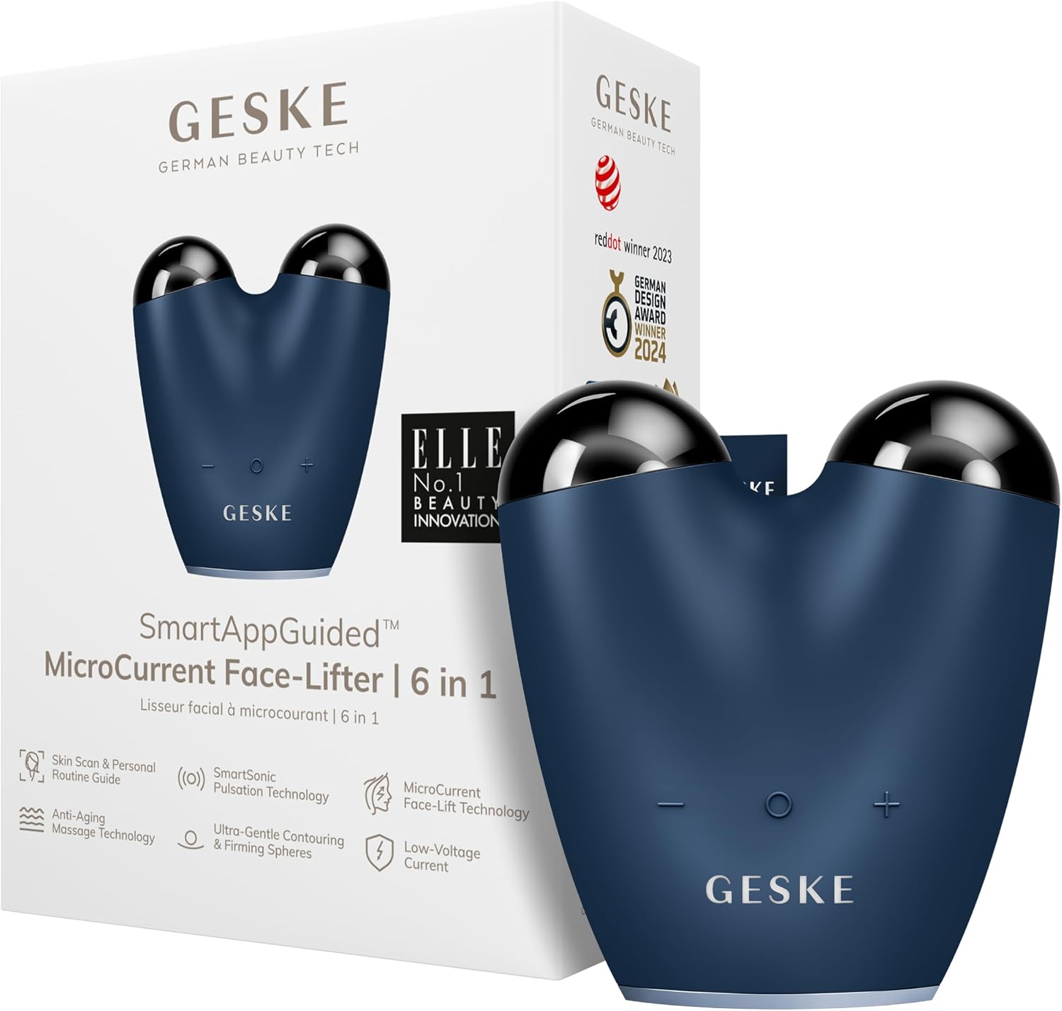 Detalle de GESKE Dispositivo lifting viso a microcorrente 6 in 1