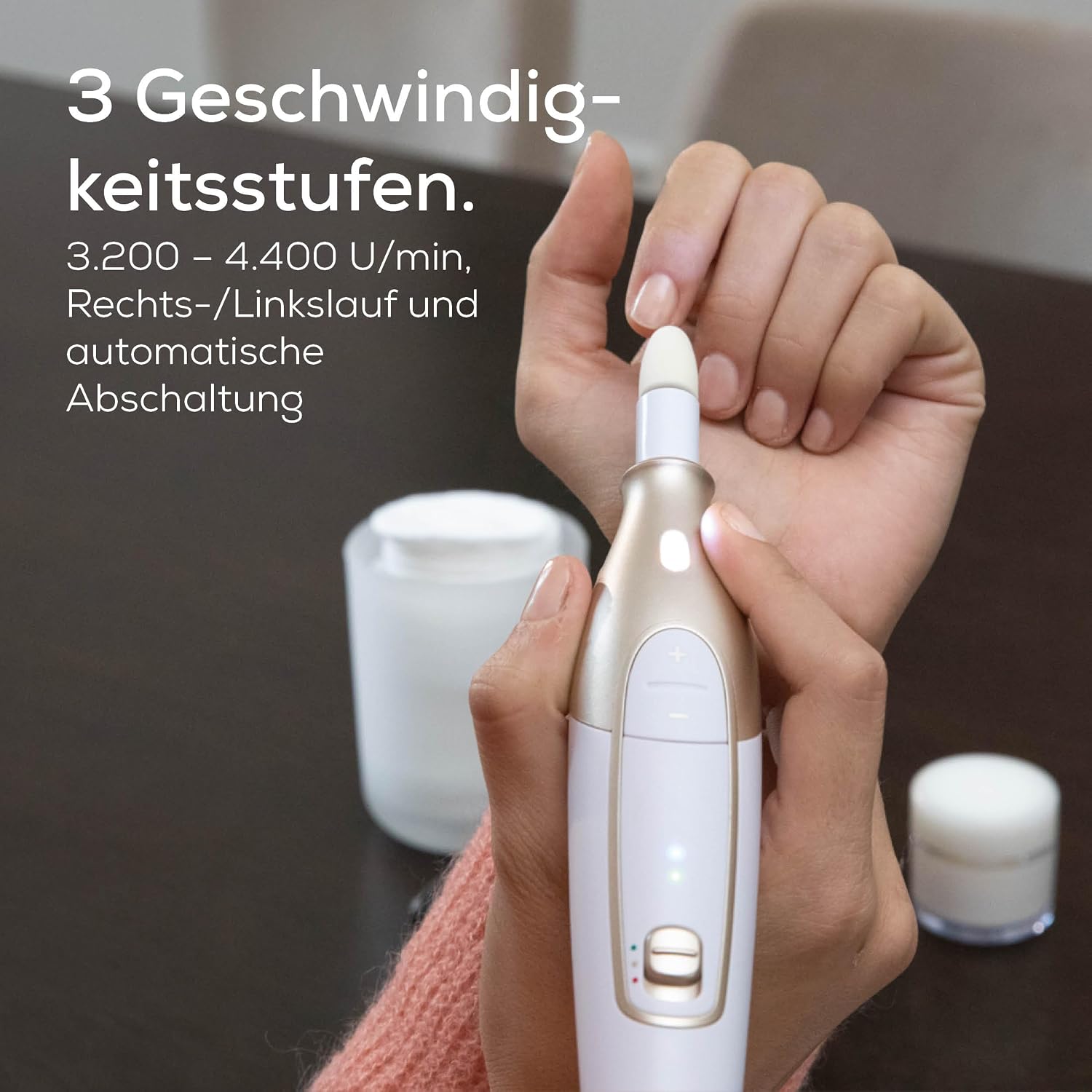 Detalle 2 de Beurer MP 64 elektrisches Nagelpflegeset 2 Stunden