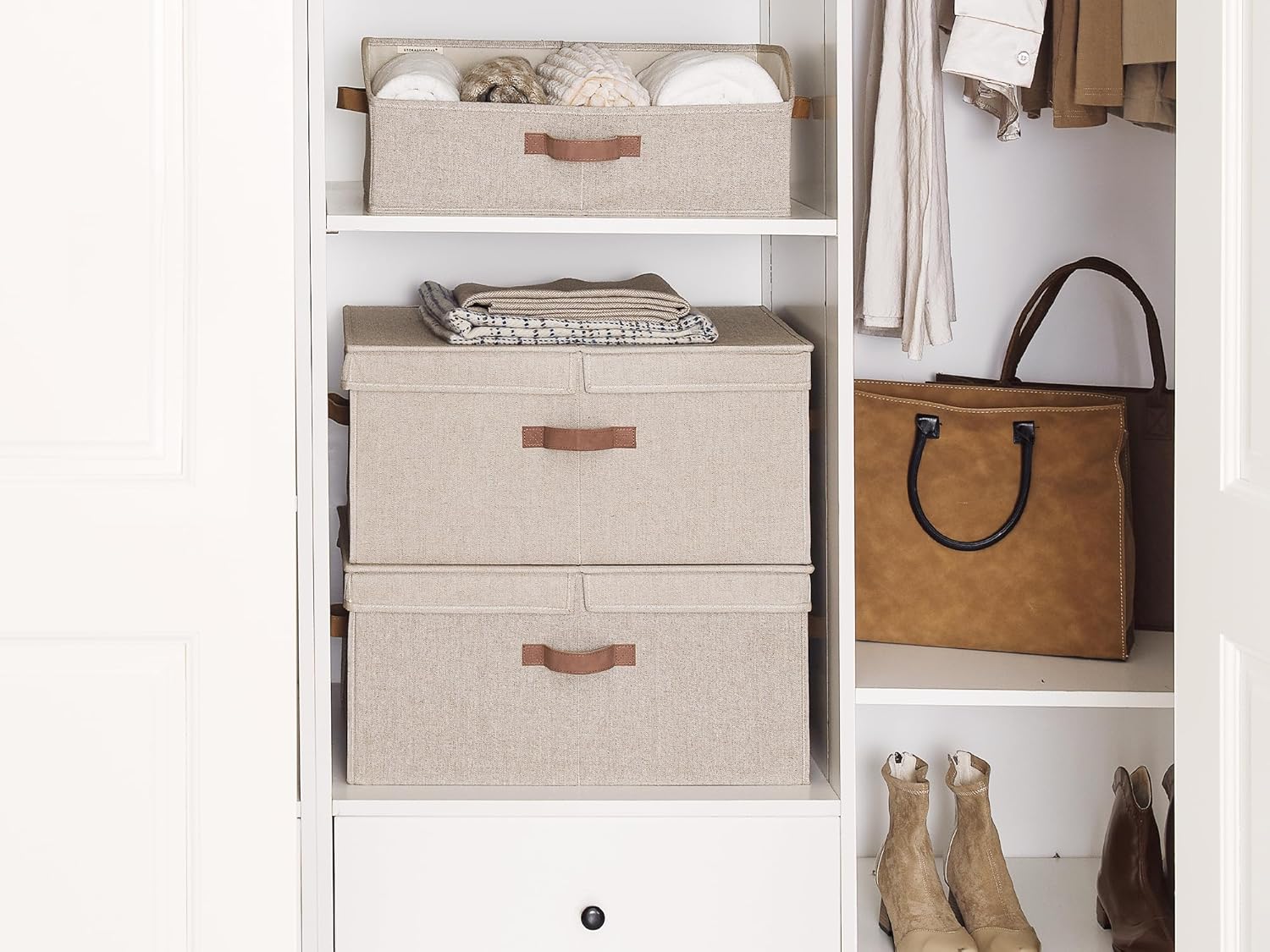 Detalle 2 de StorageWorks extragroße Aufbewahrungsbox mit Deckel – 55 Liter, 2er-Set