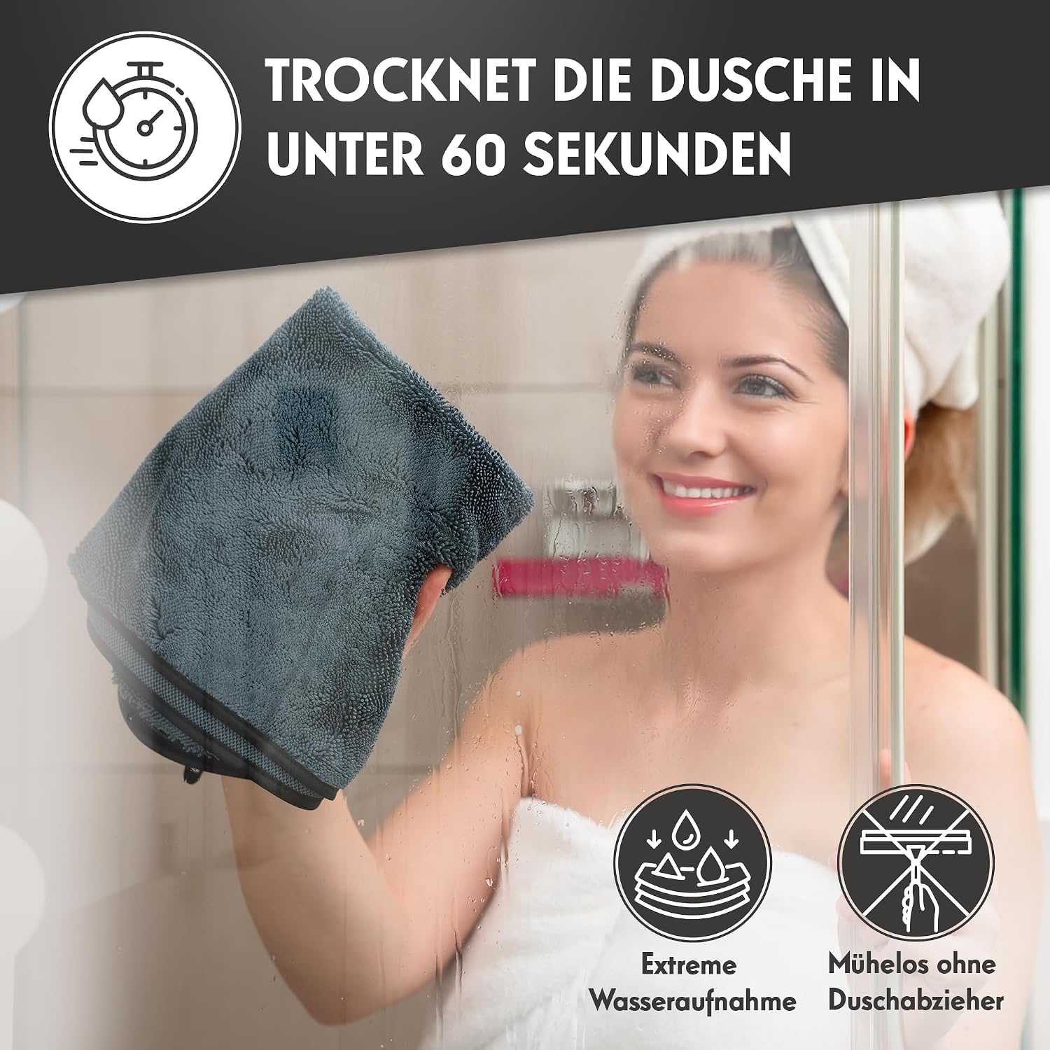 Detalle 2 de NATARO® Fast Dry it. Trockentuch 40x50 cm 🧽
