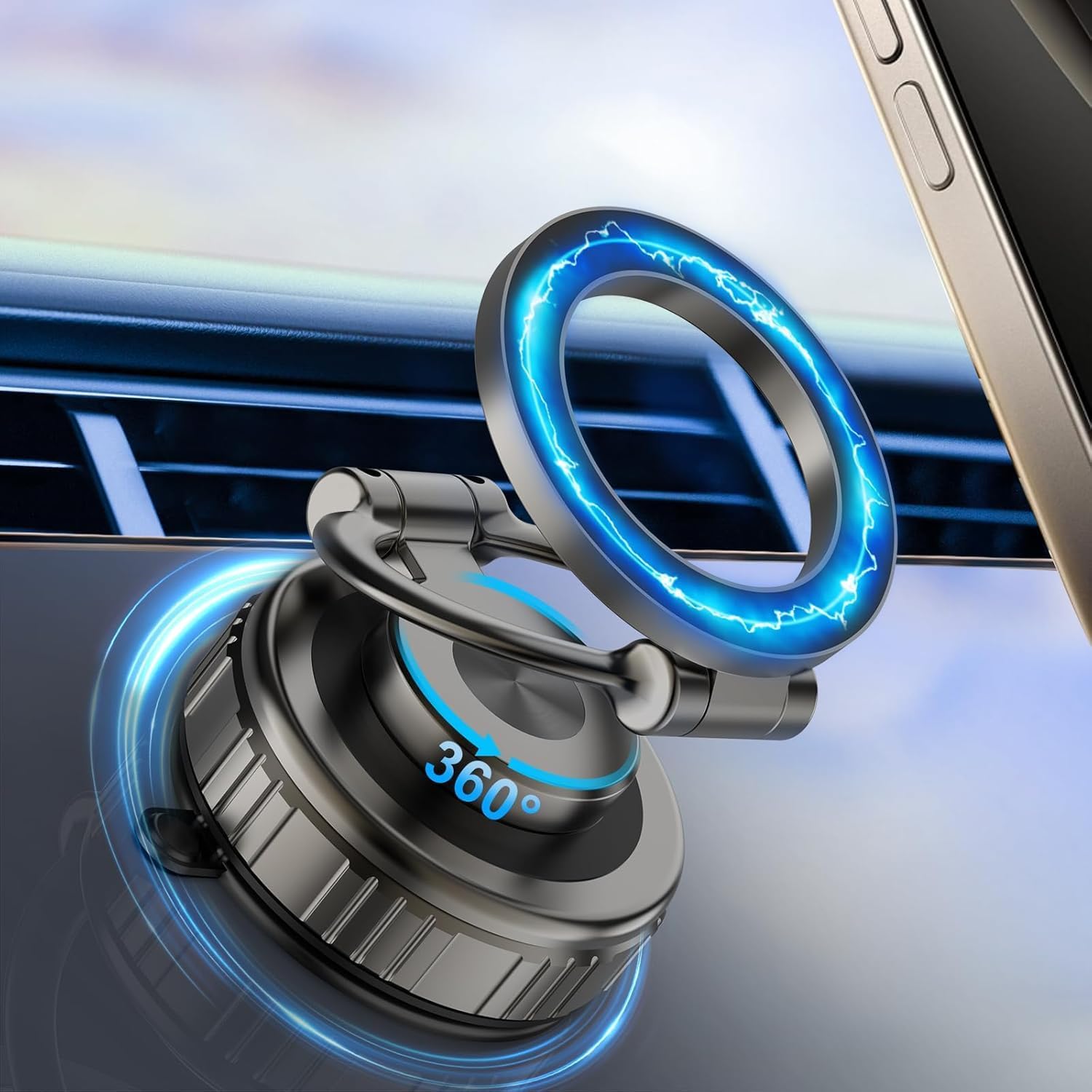Detalle de Kairiyard Upgraded Magnetische Handyhalterung 360°