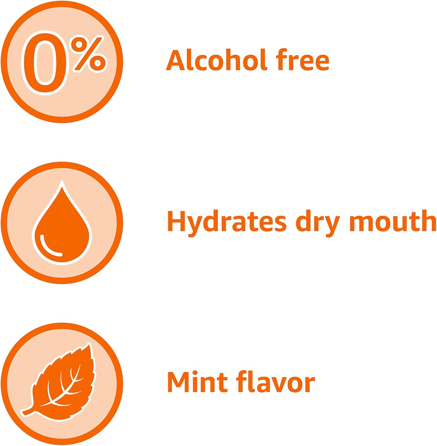 Thumbnail 3 de Amazon Basics Dry Mouth Oral Rinse (Alcohol-Free, Mint), 16 fl oz — Soothes and Hydrates