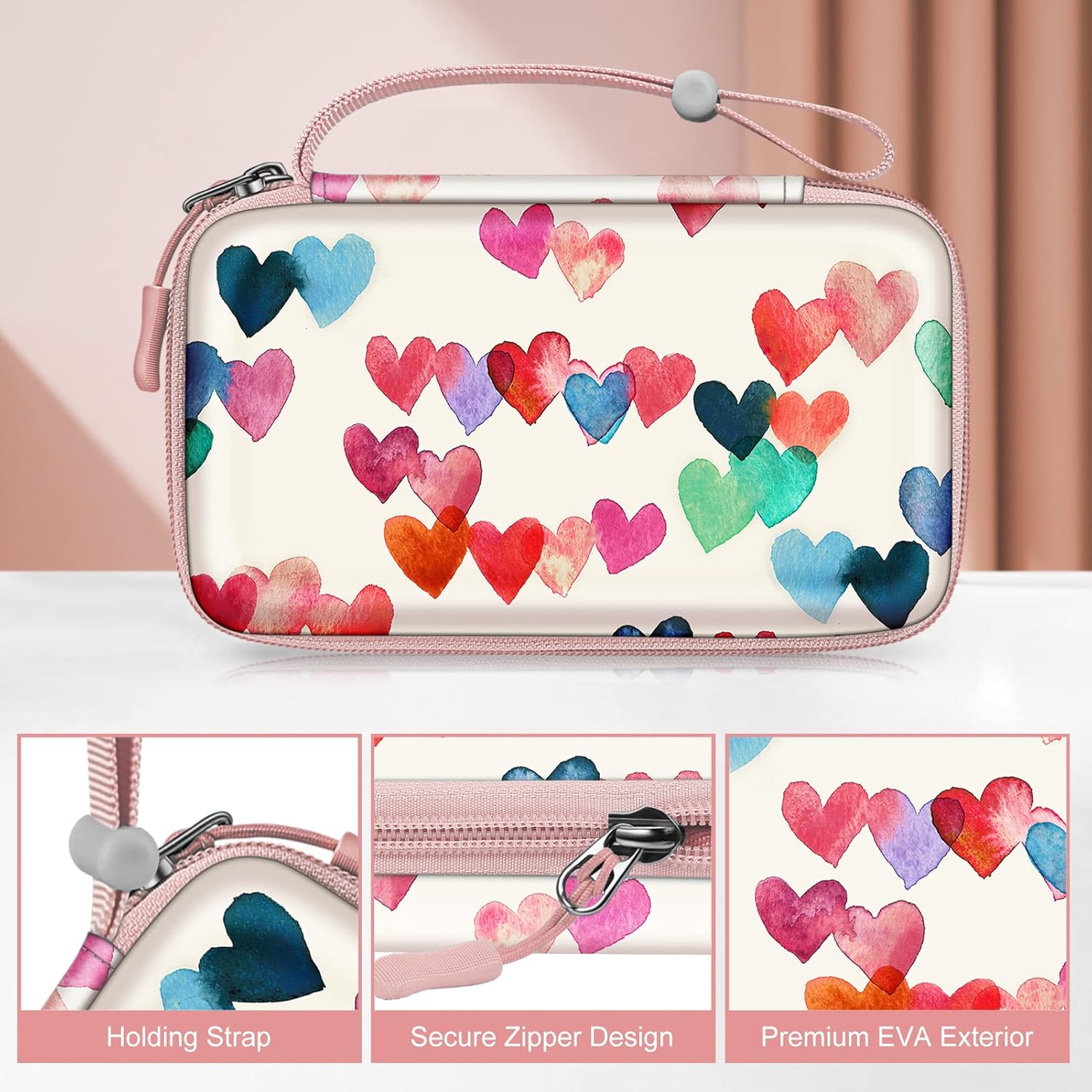 Thumbnail 2 de FINTIE Hartschalen-Tasche für Kodak Fotodrucker (Kodak Mini 2 Retro/Step/Mini 2 HD/Smile/Printomatic) – passend mit Innenfach