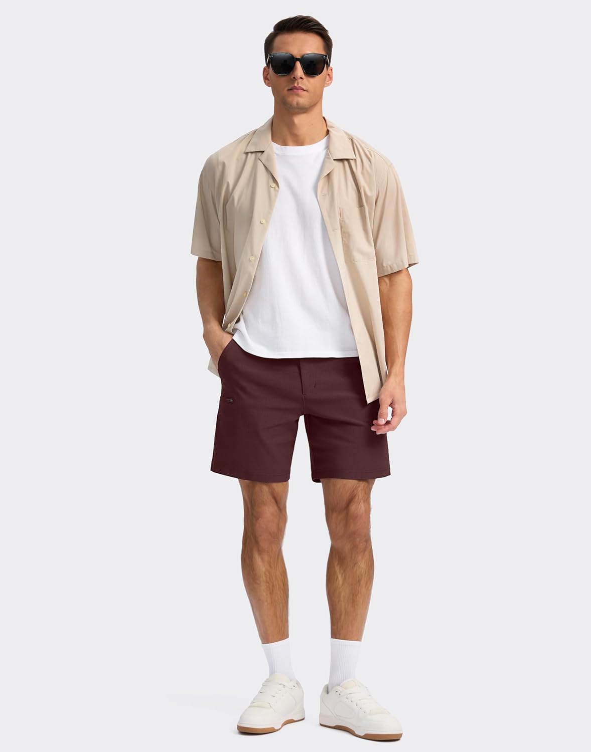 Thumbnail 6 de Pudolla Men’s Casual Shorts (7”/9”) – Stretch Golf & Work Shorts with 4 Pockets