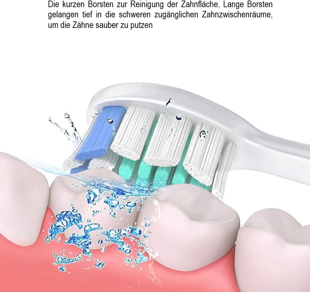 Detalle de aismaili Aufsteckbürsten für Philips Sonicare, 16 Stück