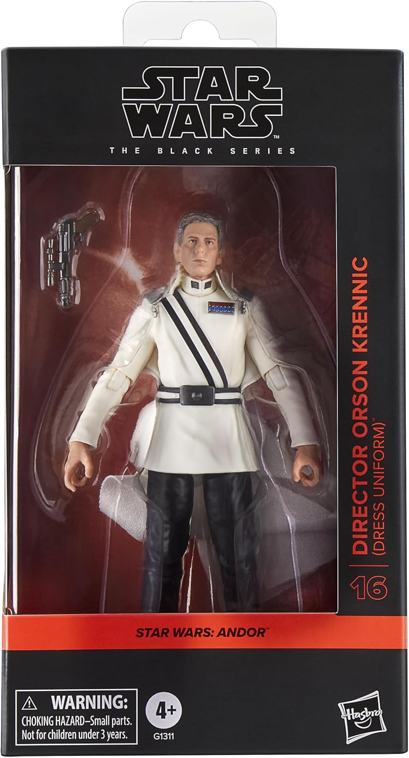 Detalle 2 de Star Wars The Black Series Direktor Orson Krennic (Paradeuniform), 15 cm – Sammelfigur von Andor