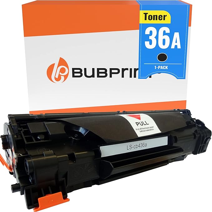 Detalle de Bubprint Tóner Compatible HP 36A para Laserjet P1505 Negra
