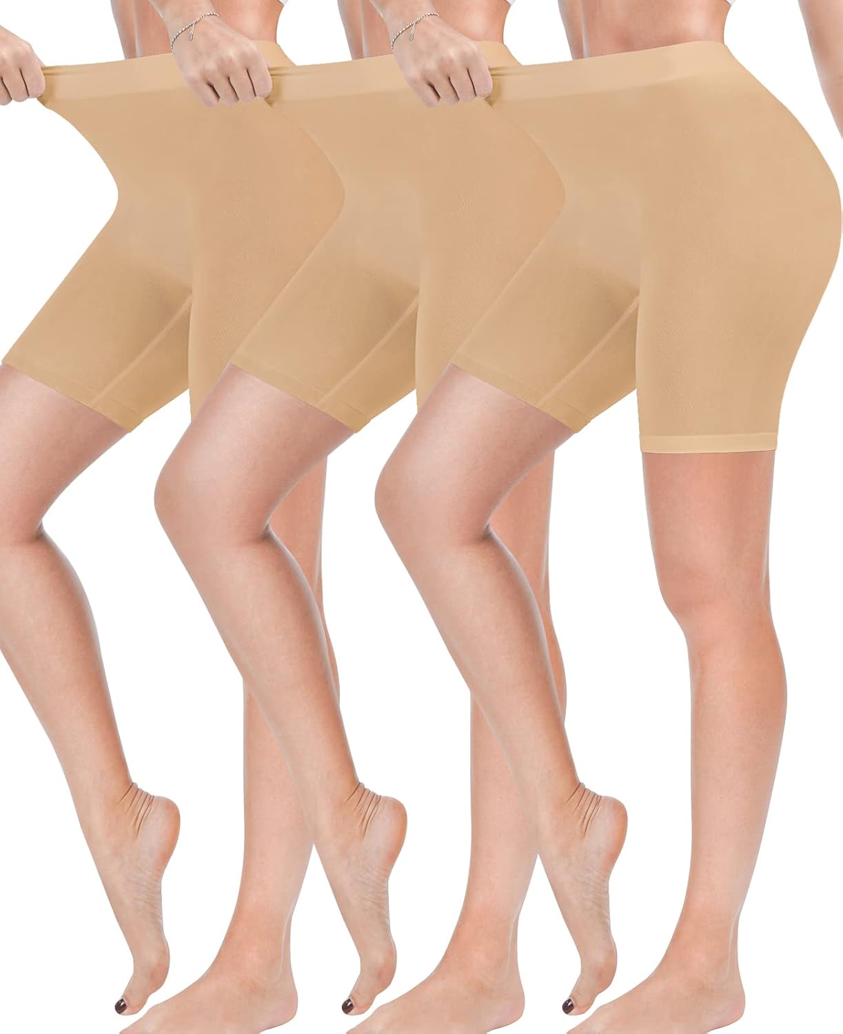 Thumbnail 6 de Reamphy Damen Radlerhose (3er Pack) – nahtlose Anti-Reibungs-Shorts für unter Kleider