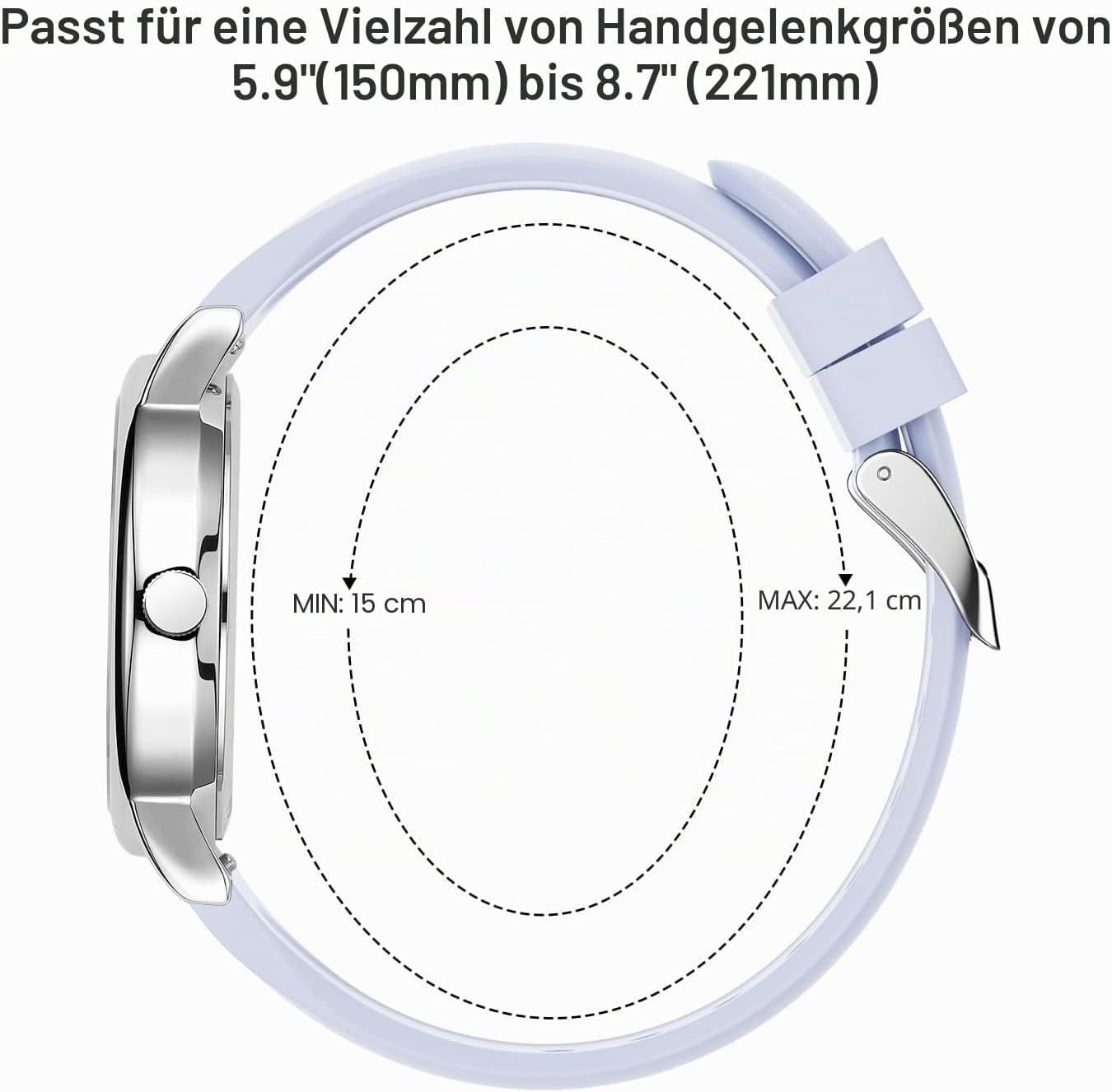 Thumbnail 2 de GOLDEN HOUR wasserdichte Krankenschwesteruhr – 24 Stunden, Leuchten-Zifferblatt, Silikonband, roter Sekundenzeiger