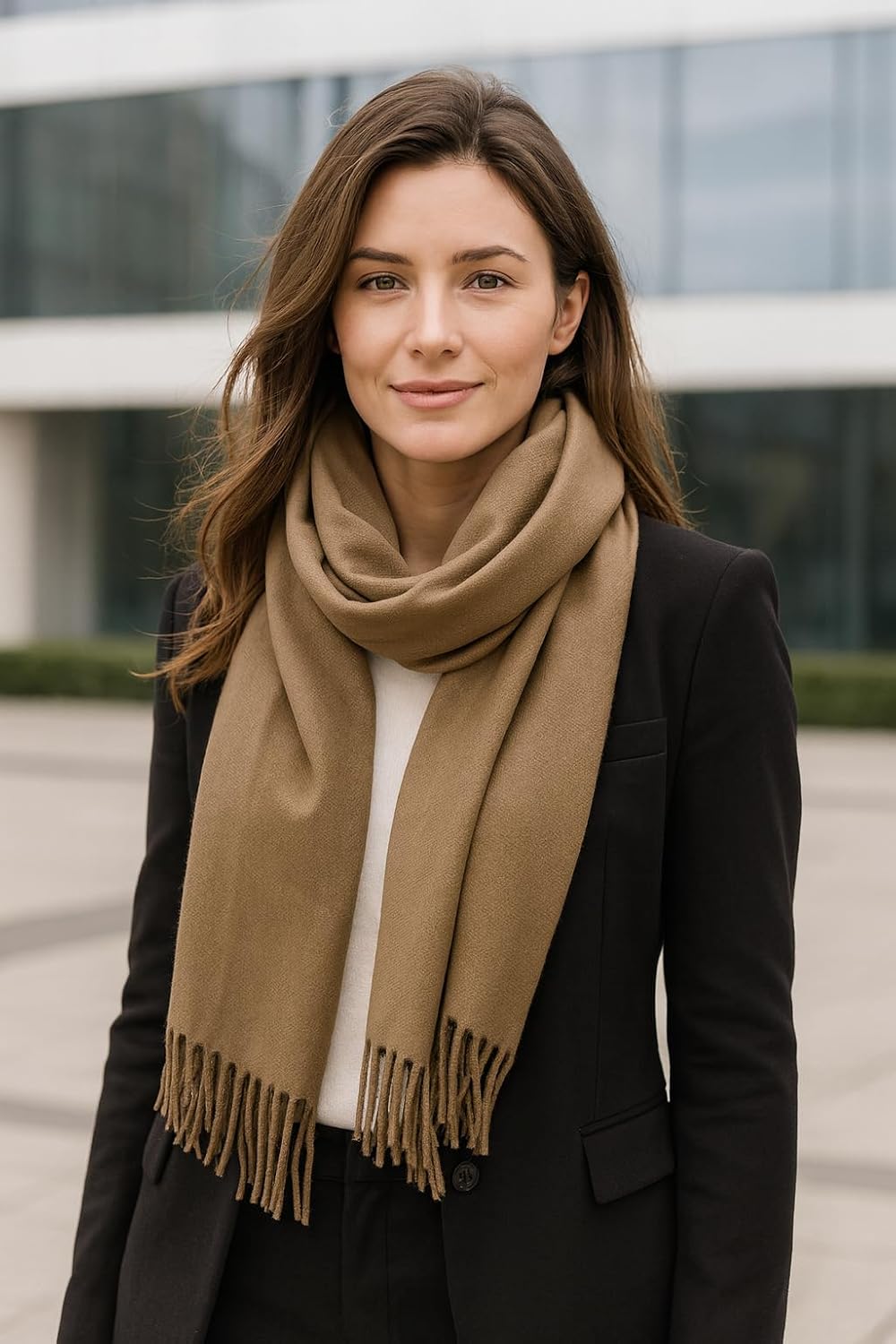 Thumbnail 1 de KARMA.DIEM Schal XXL 180x65 cm – Cashmere Merino Touch