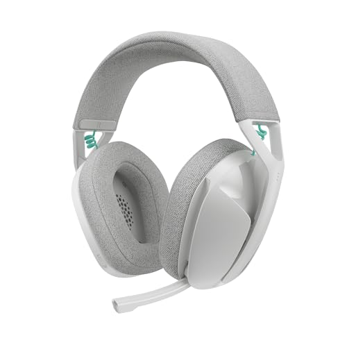Detalle de Logitech G G321 Lightspeed: auriculares inalámbricos gaming en blanco
