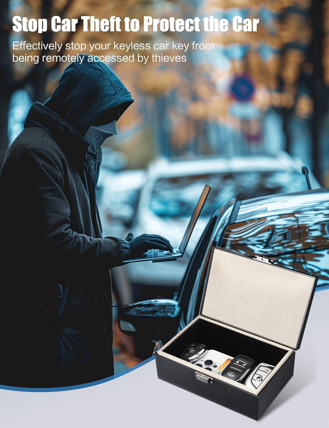 Thumbnail 1 de WHonor Faraday Box 15‑key RFID blocker