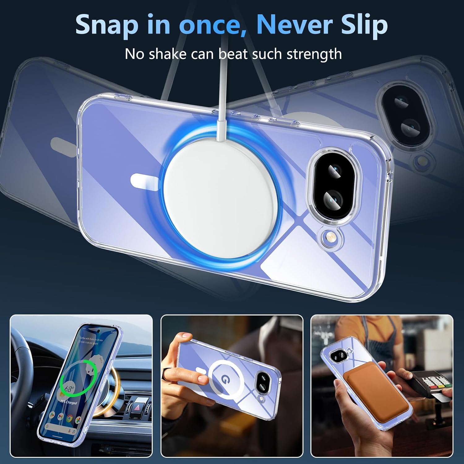 Thumbnail 3 de Hensinple Pixel 10A Magnetic Case