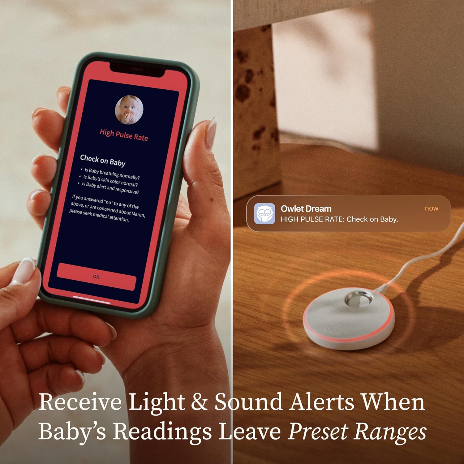 Thumbnail 4 de Owlet Dream Duo 3rd Gen Smart Baby Monitor