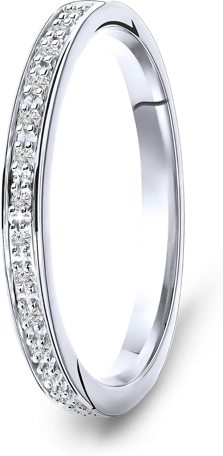 Thumbnail 5 de Bague éternité MIORE femme en Or jaune 9K (375) with 16 diamants 0,05 Ct – JK/I1