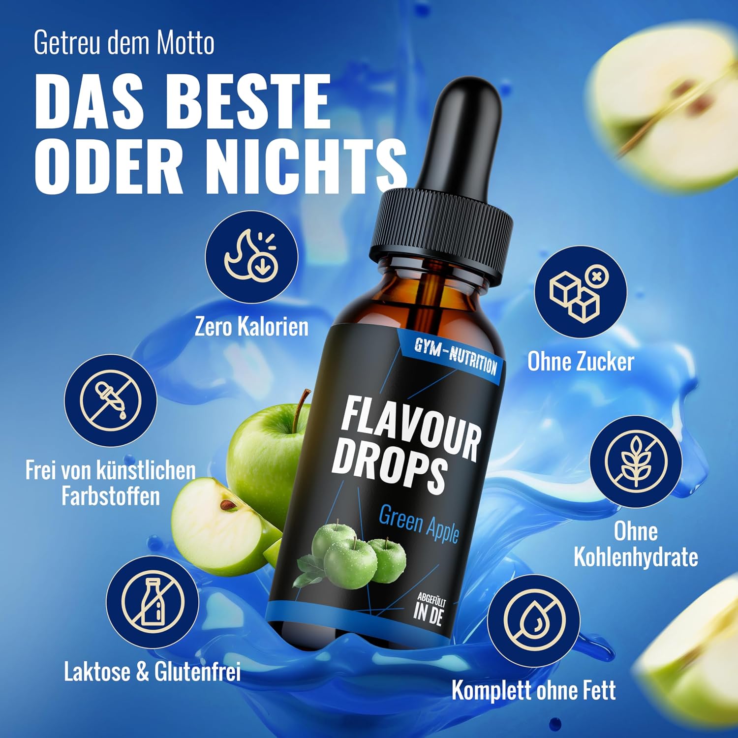 Detalle 2 de Gym Nutrition Flavour Drops Zuckerfrei 50ml