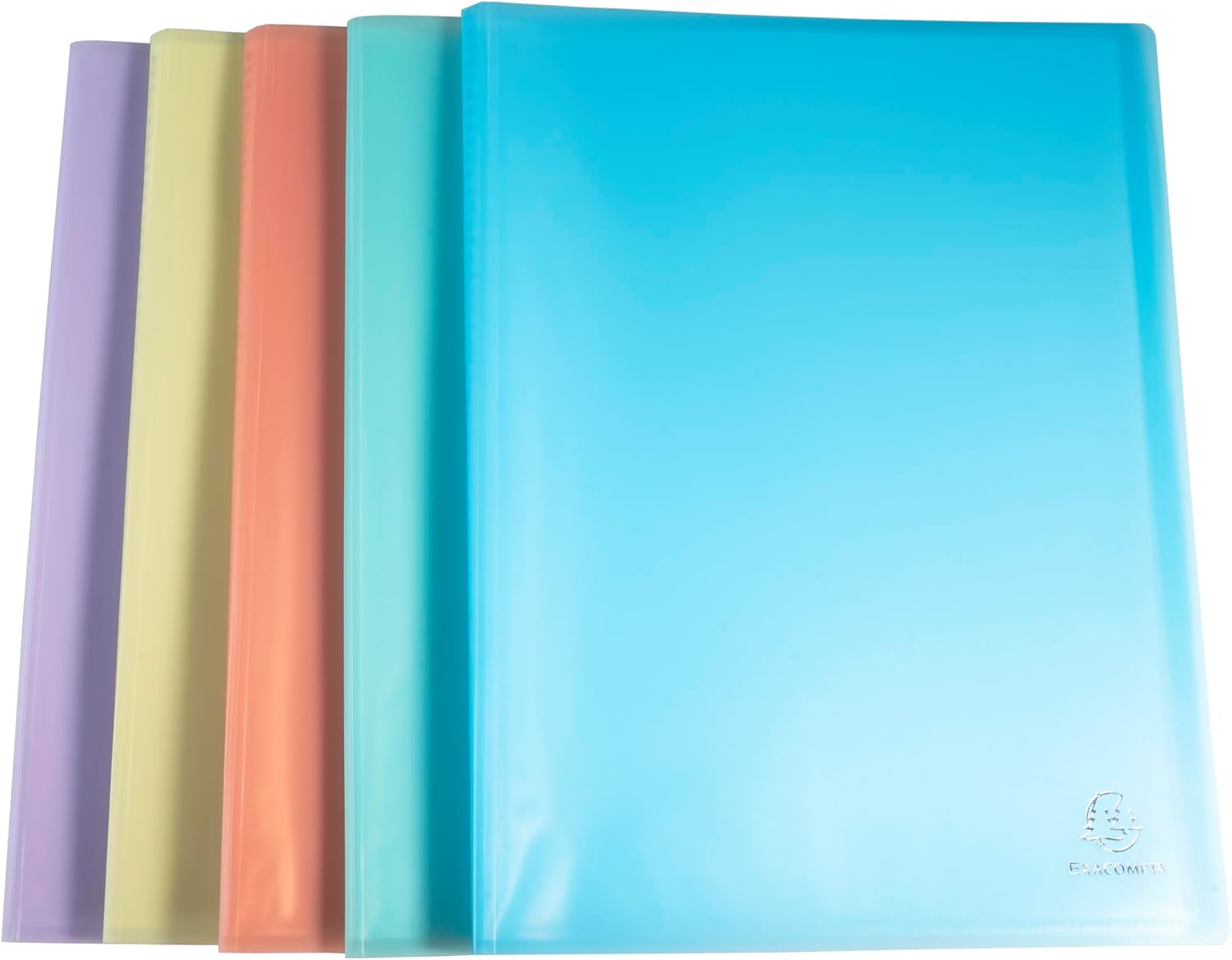 Thumbnail 3 de Exacompta Chromaline pastel - Paquet de 5 protège-documents A4, 20 poches, 40 vues, 24 x 32 cm