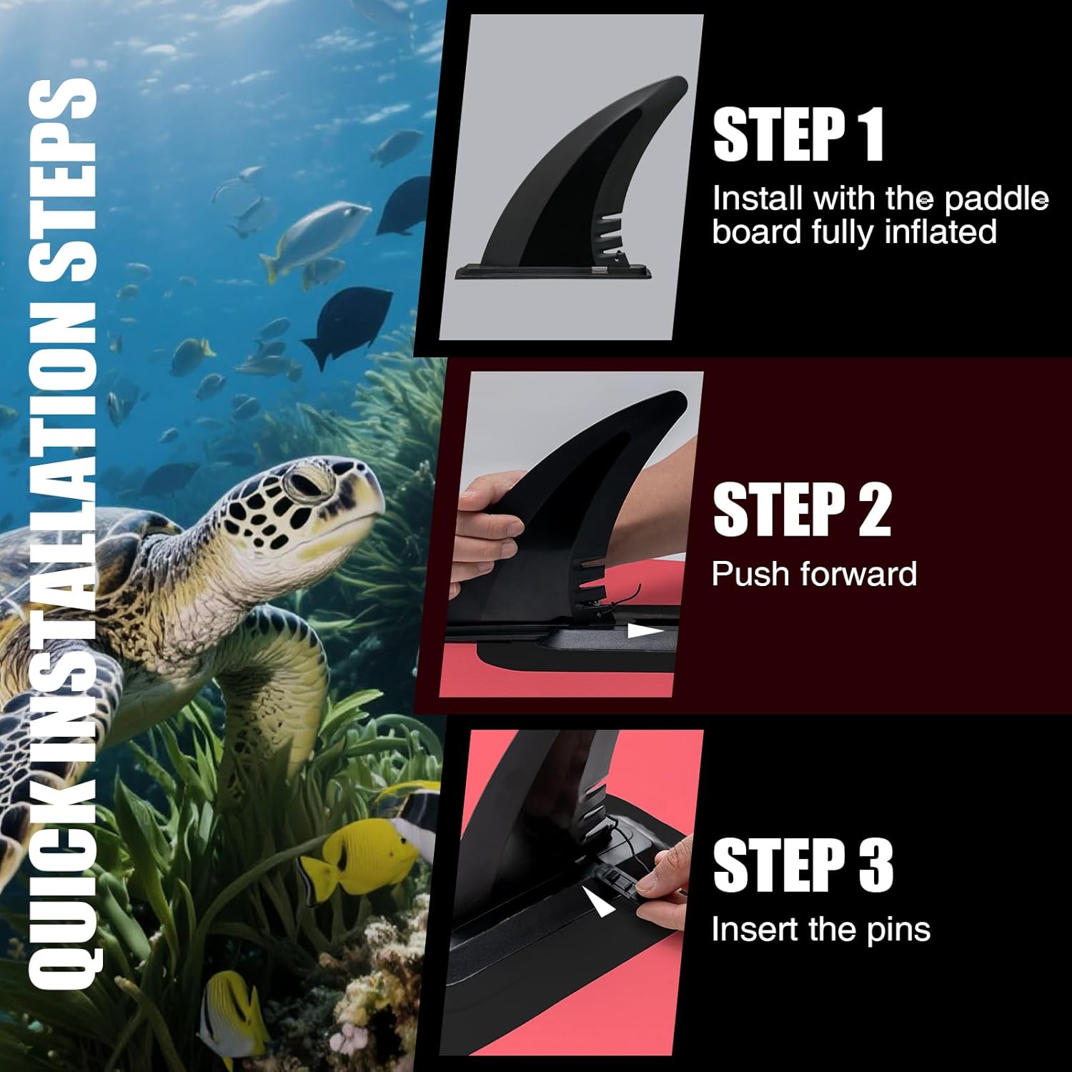 Thumbnail 6 de FunWater Inflatable Stand Up Paddle Board (11'6"/11'/10'6") with Anti-Slip EVA Deck & SUP Paddle Accessories