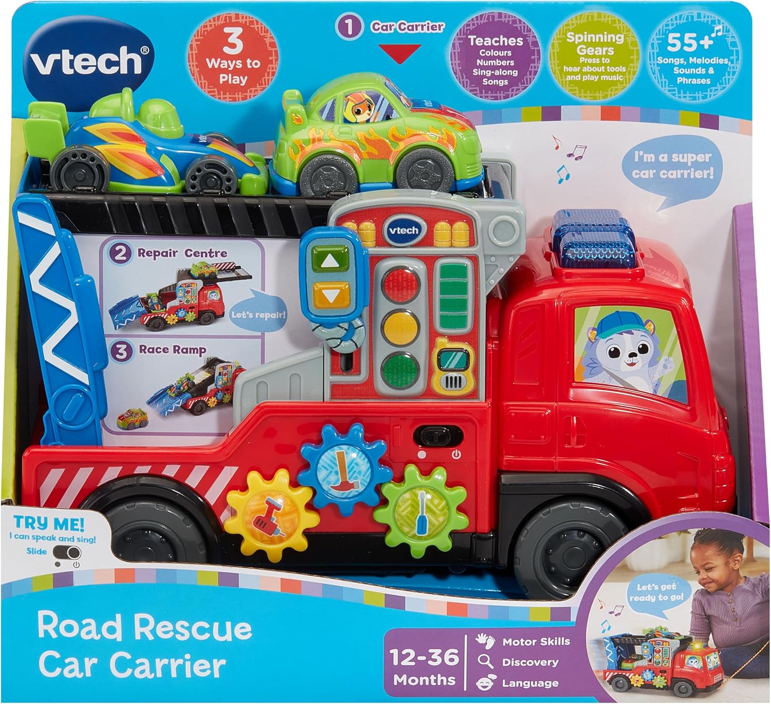 Thumbnail 6 de VTech Road Rescue Car Carrier