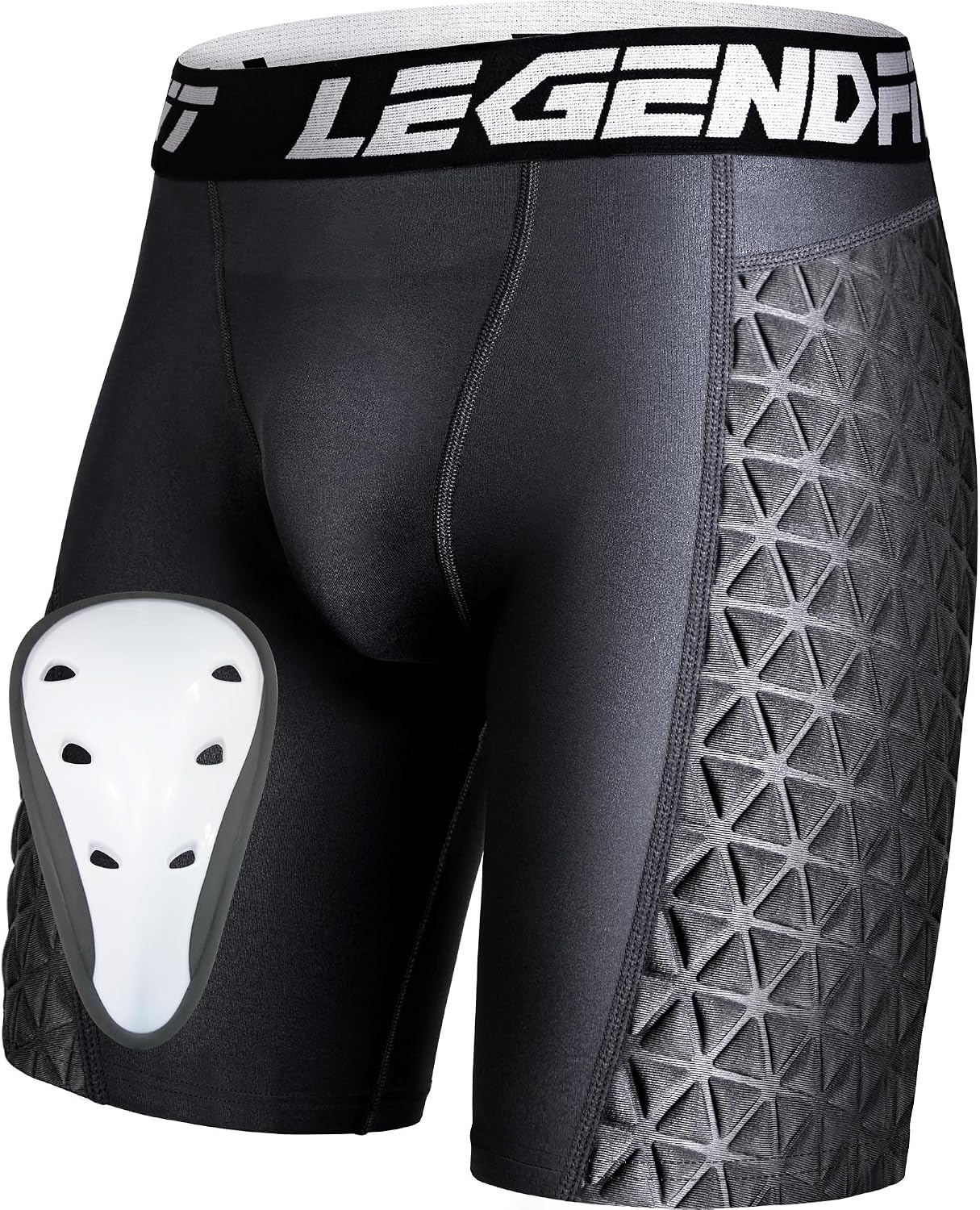 Detalle de Legendfit Men's Sliding Shorts with Protective Cup