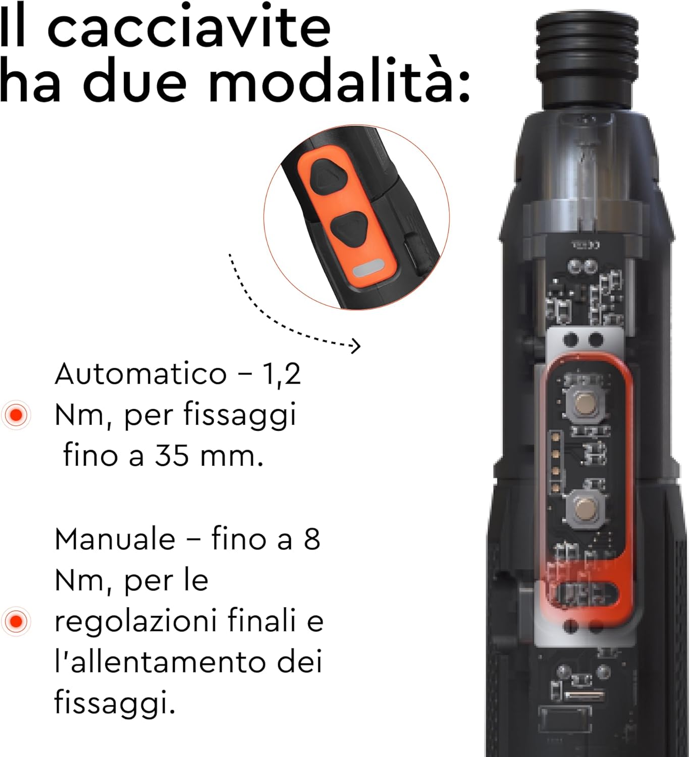 Detalle de Dnipro‑M Cacciavite elettrico CSD-36X 3,6V, 280 rpm