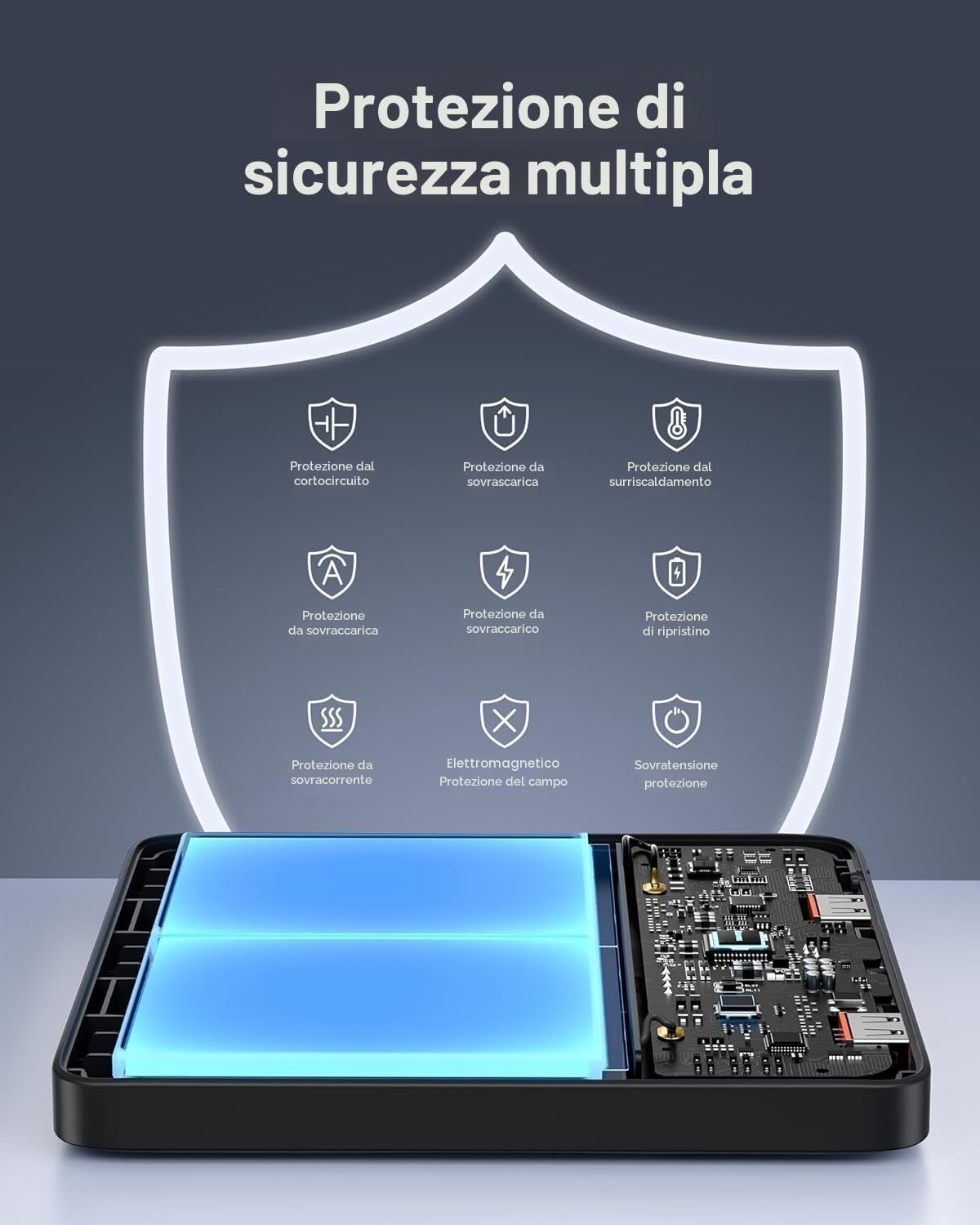 Thumbnail 5 de Baseus Powerbank 20000 mAh 100 W PD sottile Blade H1 per laptop e smartphone