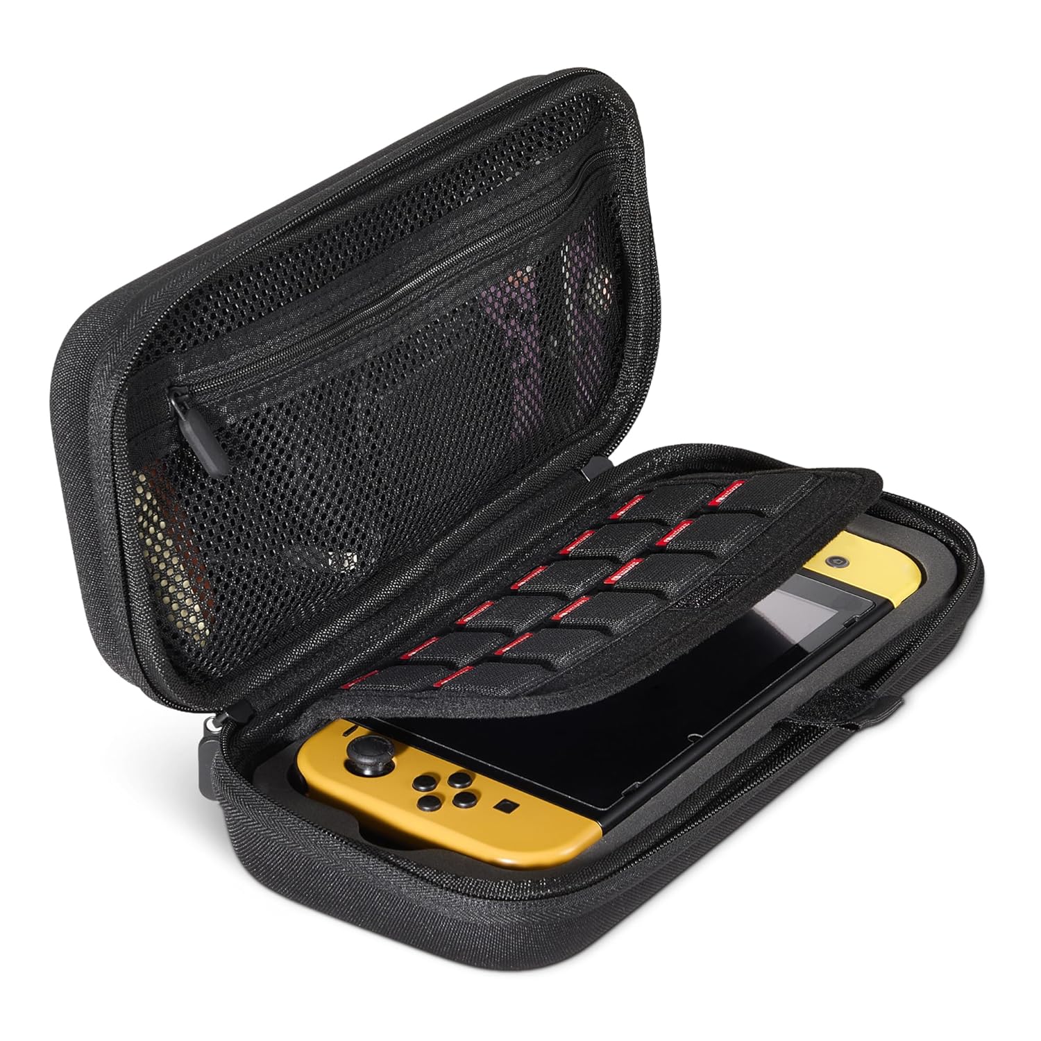 Amazon Basics Universal Nintendo Switch Case with 12 Game Card Slots for Switch OLED and Switch 2