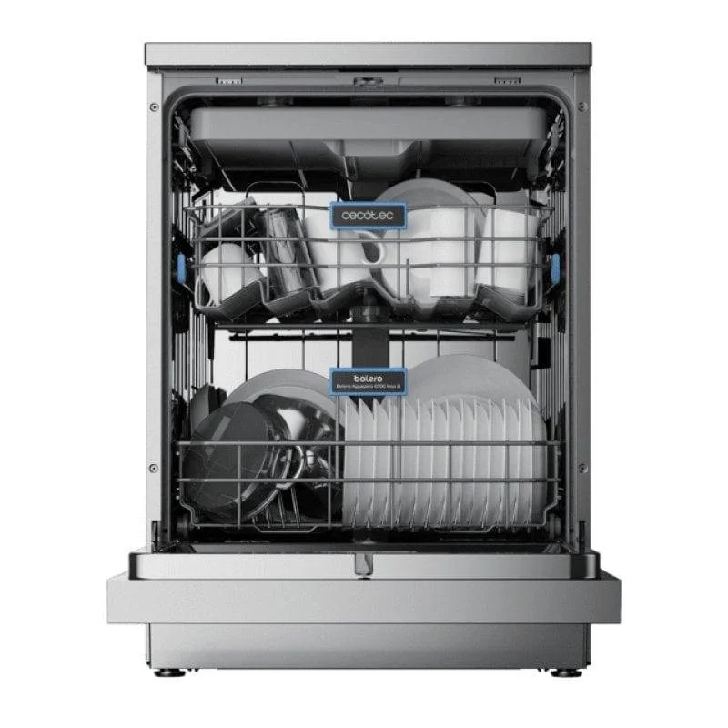 Detalle 2 de Cecotec Bolero Aguazero 6700: Lavavajillas de 60 cm para 15 cubiertos, clase B, inox