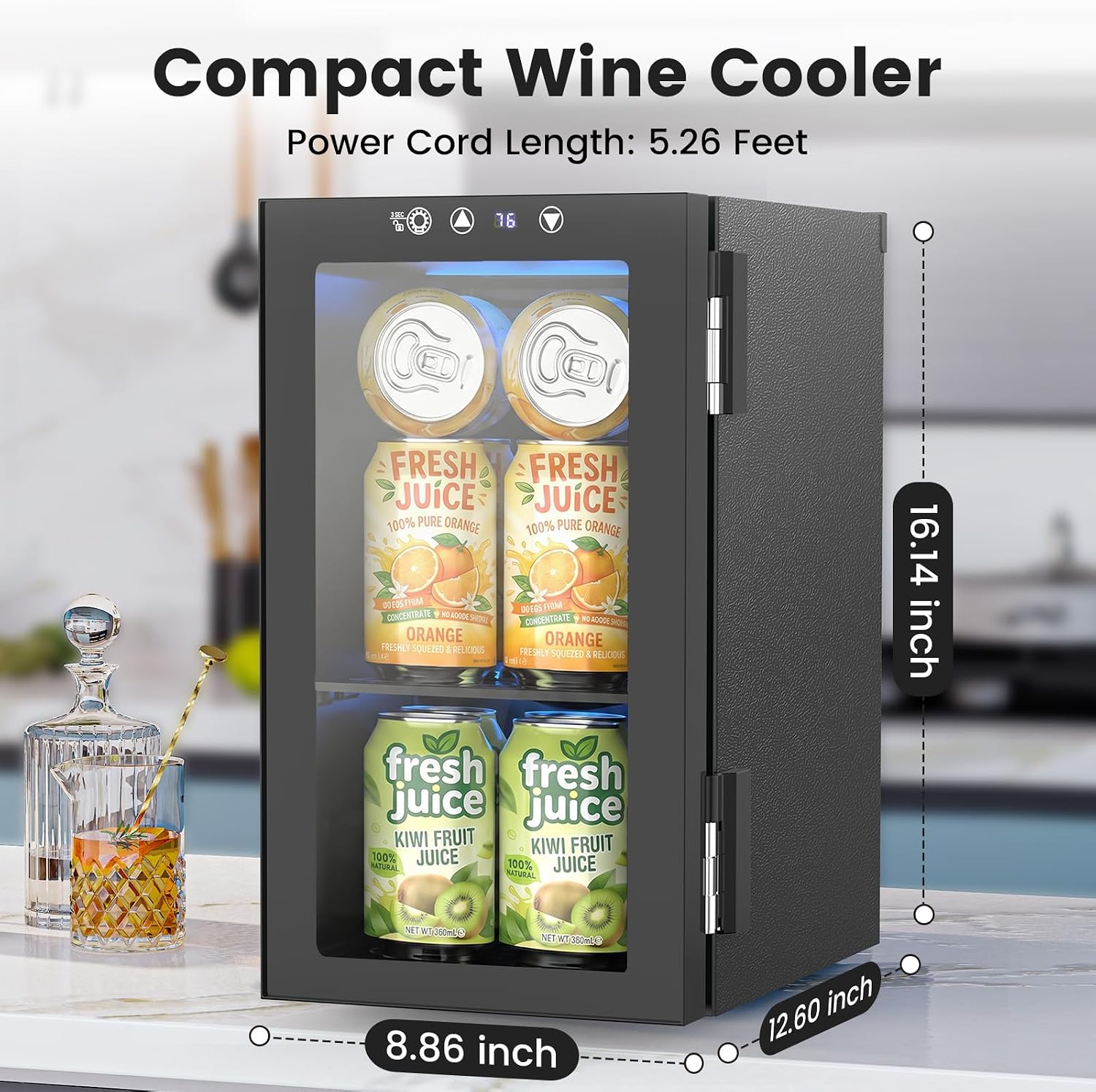Thumbnail 2 de Electactic Beverage Refrigerator, 12-Can
