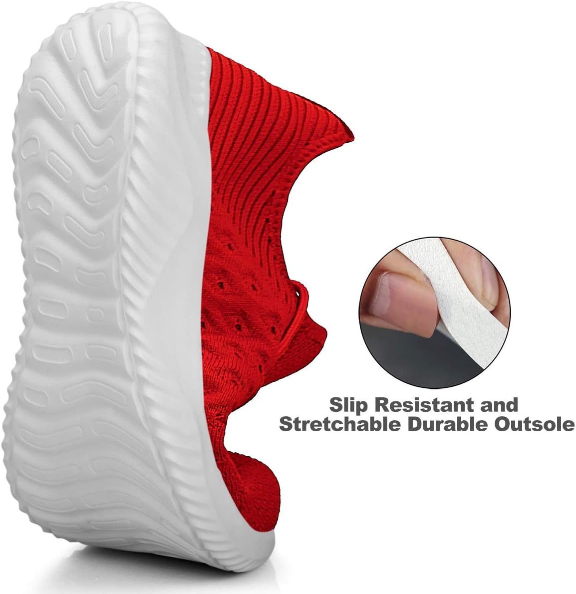 Detalle 2 de Feethit Womens Slip On Walking Shoes lightweight sneakers