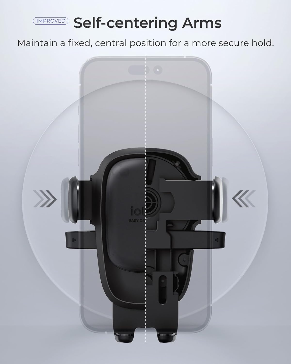 Detalle de iOttie Easy One Touch Advanced Air Vent Car Phone Mount (Universal) for iPhone, Samsung, and more