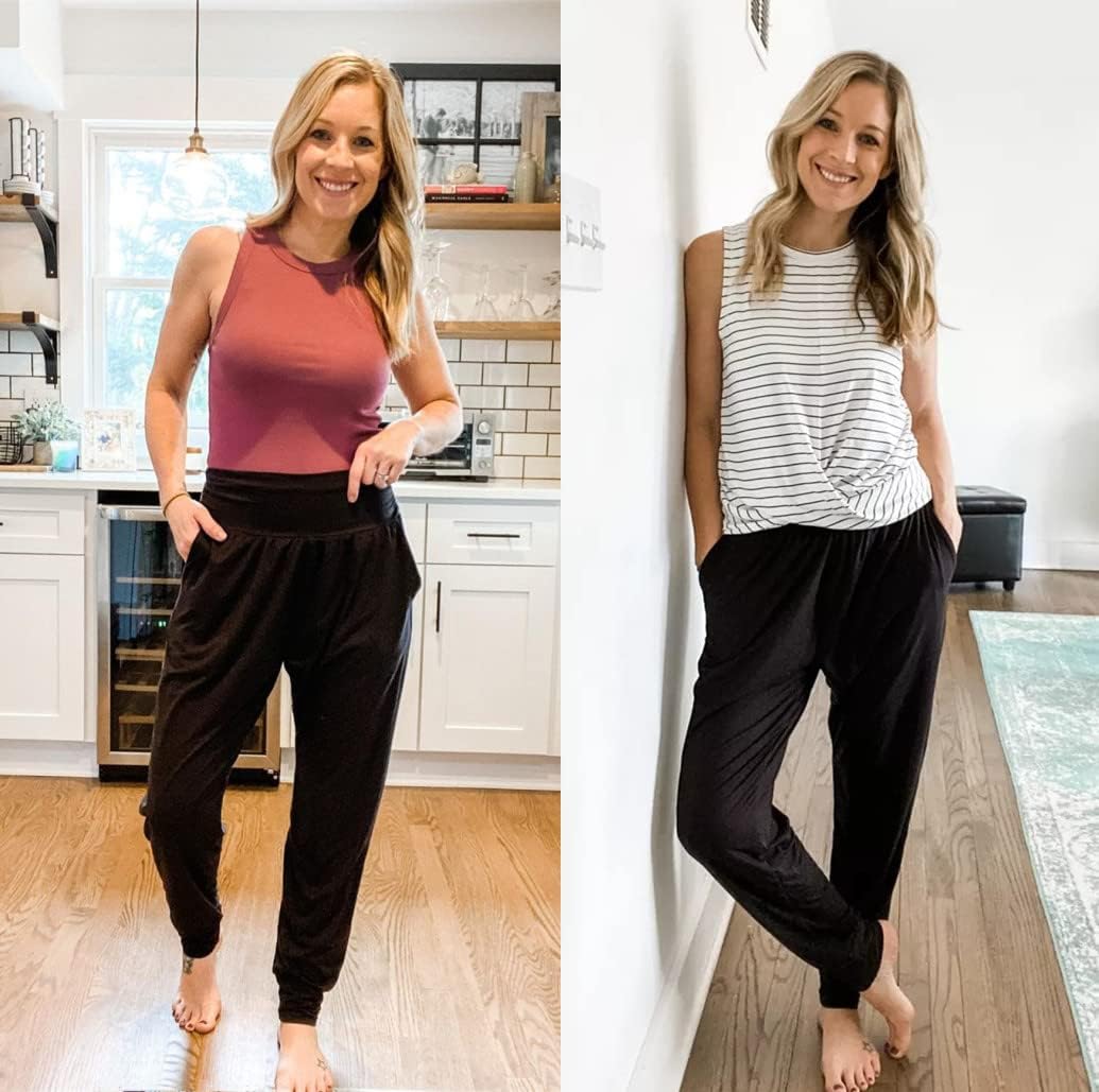 Thumbnail 3 de UEU Women's Cozy Yoga Joggers Pants: Loose, High-Washion Comfort with Deep Pockets