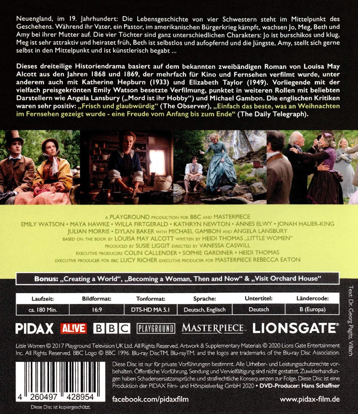 Detalle 2 de WME Little Women Dreiteilige Verfilmung