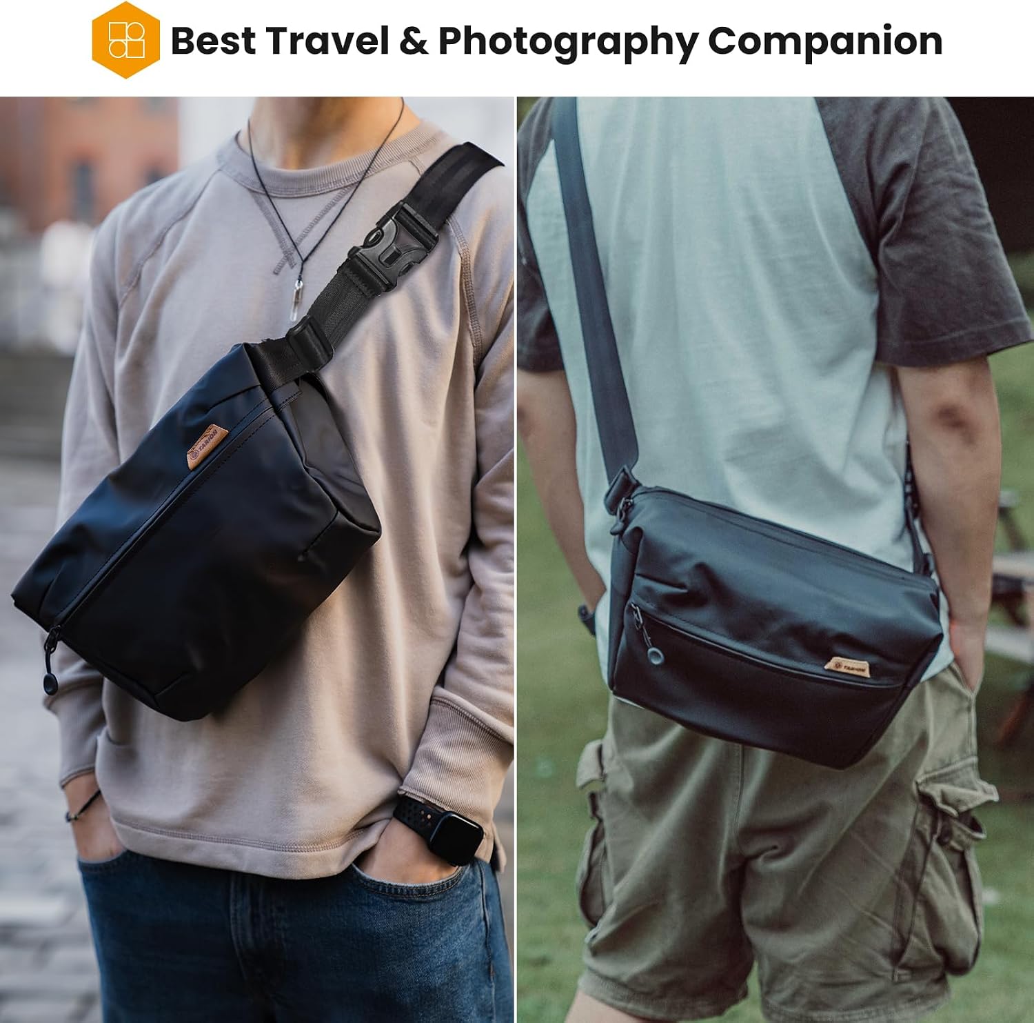 Thumbnail 1 de TARION Camera Sling Bag Small: Compact, Weather‑Ready Shoulder Sling for Mirrorless, DSLR or Drone Gear