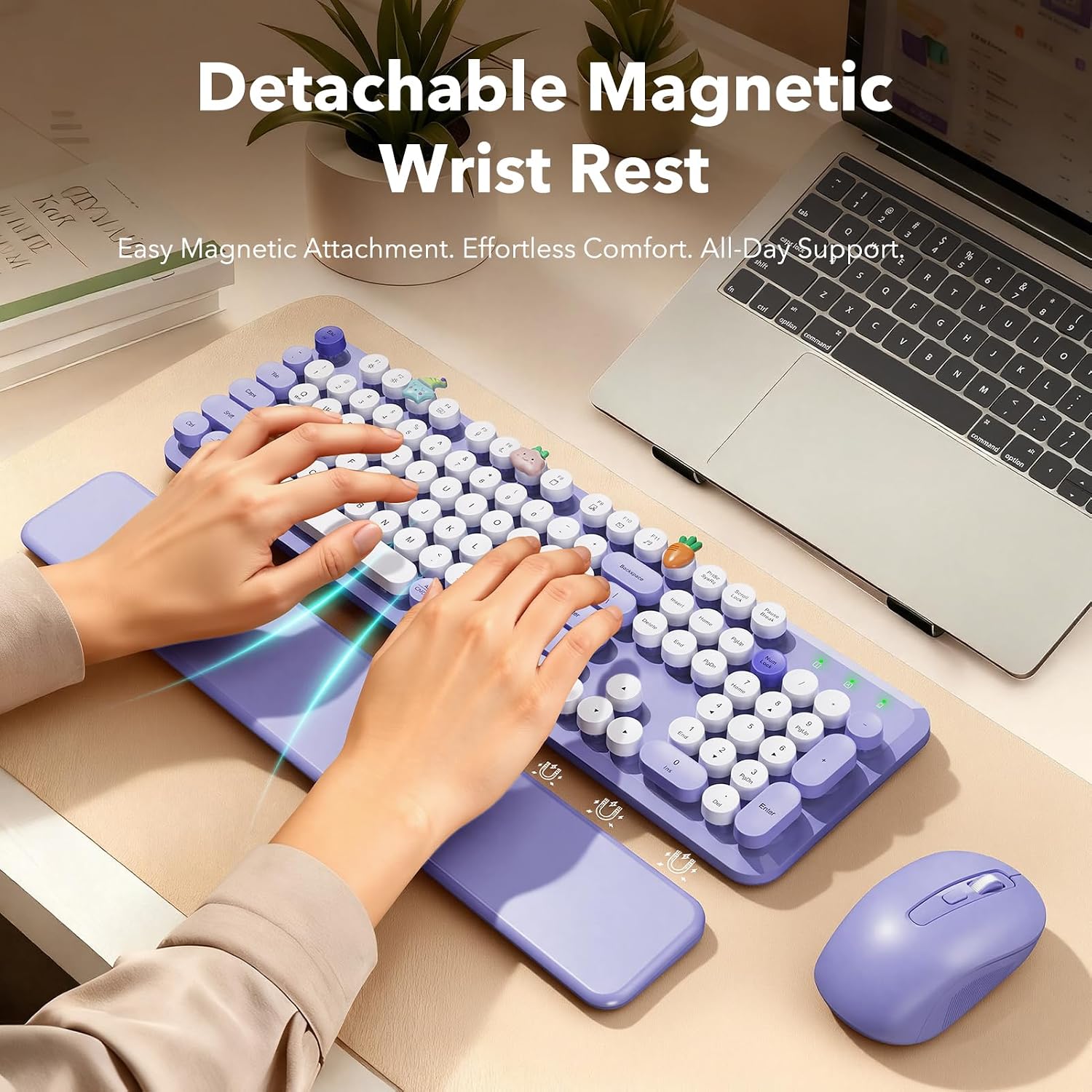 Detalle 2 de SABLUTE Wireless Keyboard 2.4GHz ⌨
