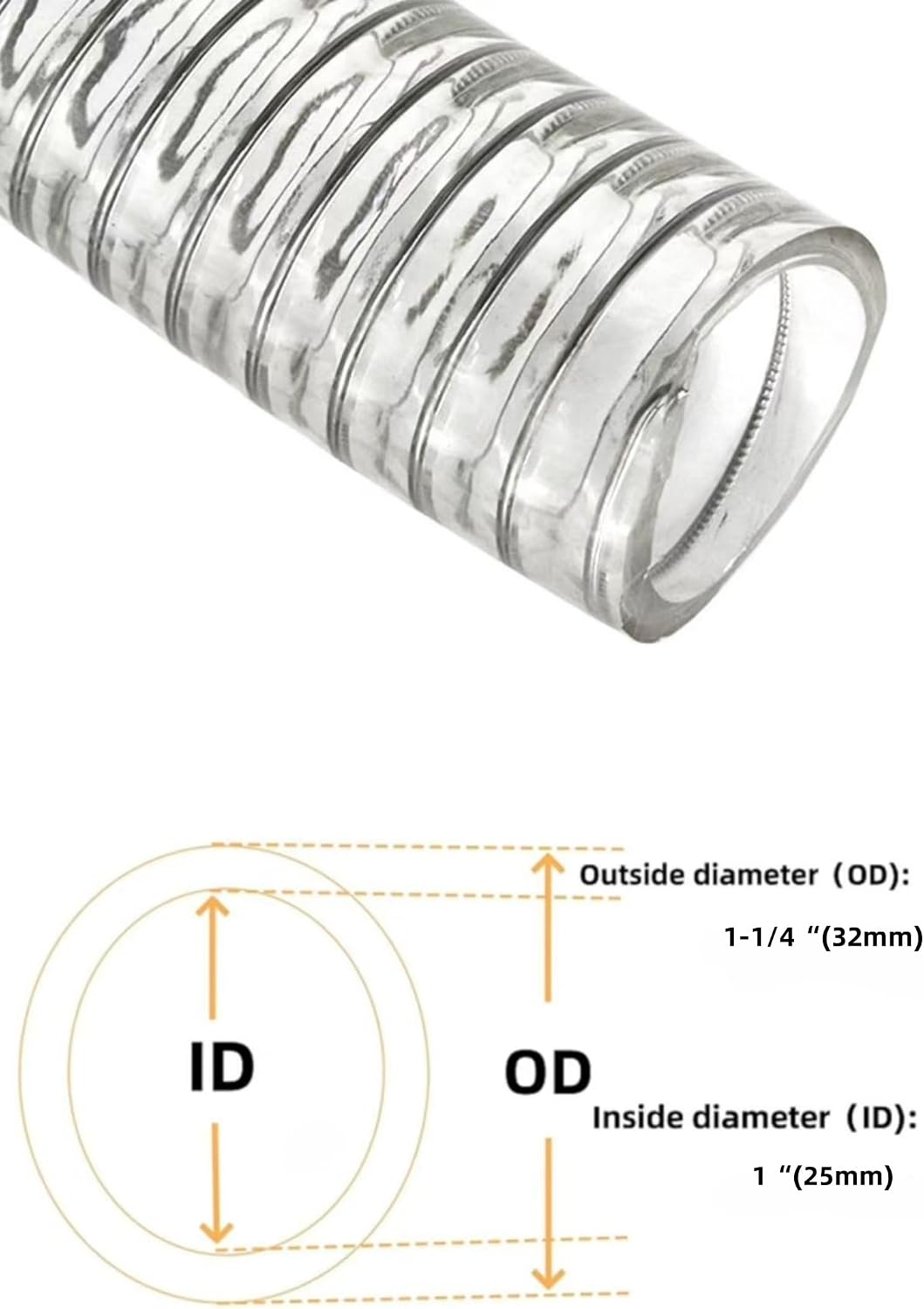 Detalle de SHASKOKOEN Wire-Reinforced Hose, 16.4 ft