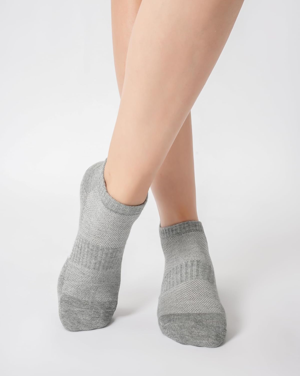Detalle de Niorasen Ankle Socks for Women — 6 Pairs, Breathable Bamboo Viscose Low Cut Comfort