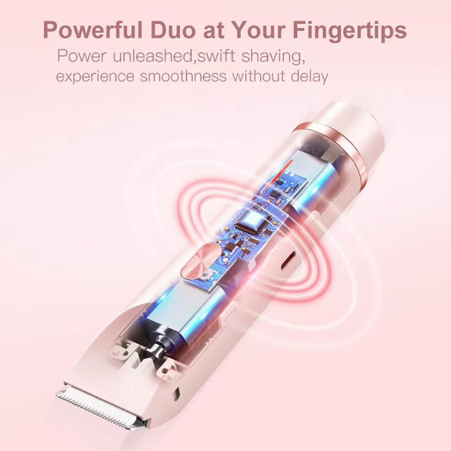 Thumbnail 4 de CARRELER Dual-Head Bikini Trimmer for Women, Wet & Dry, Blue