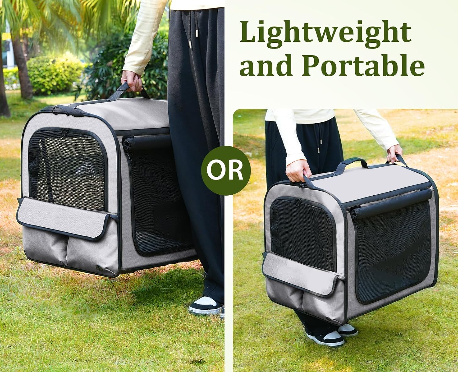Detalle 2 de Pecute Dog Car Carrier 61×45×52cm