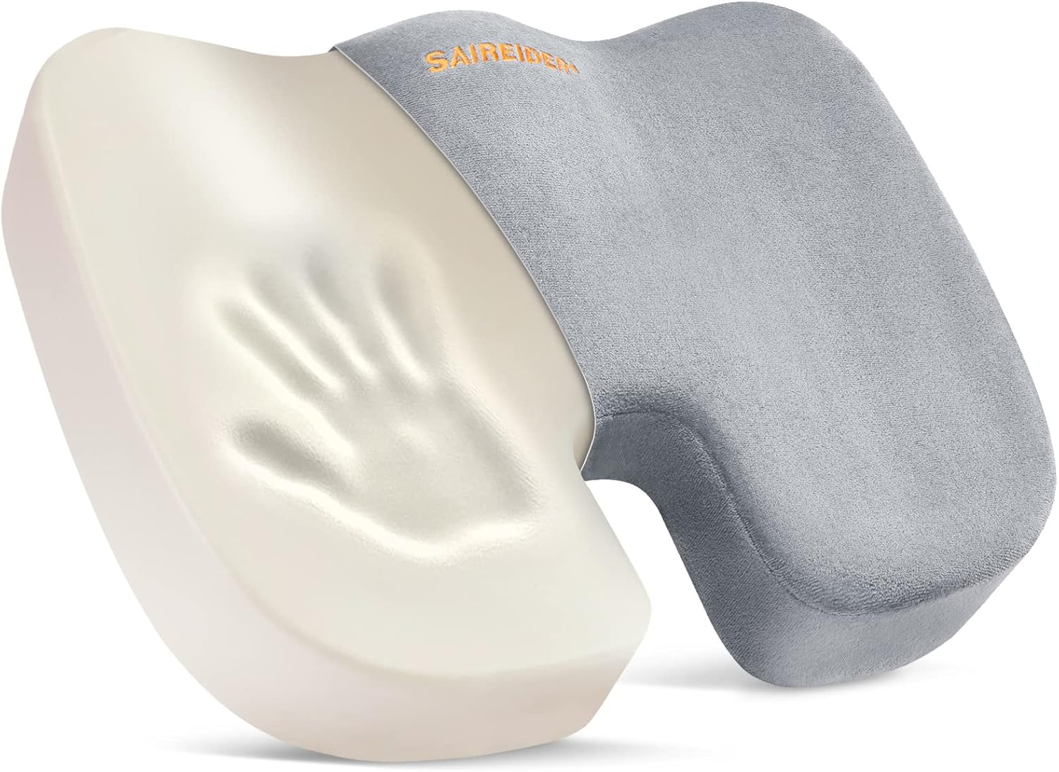 SAIREIDER SC-G0402 Memory Foam Seat Cushion with U-Shaped Coccyx Cutout
