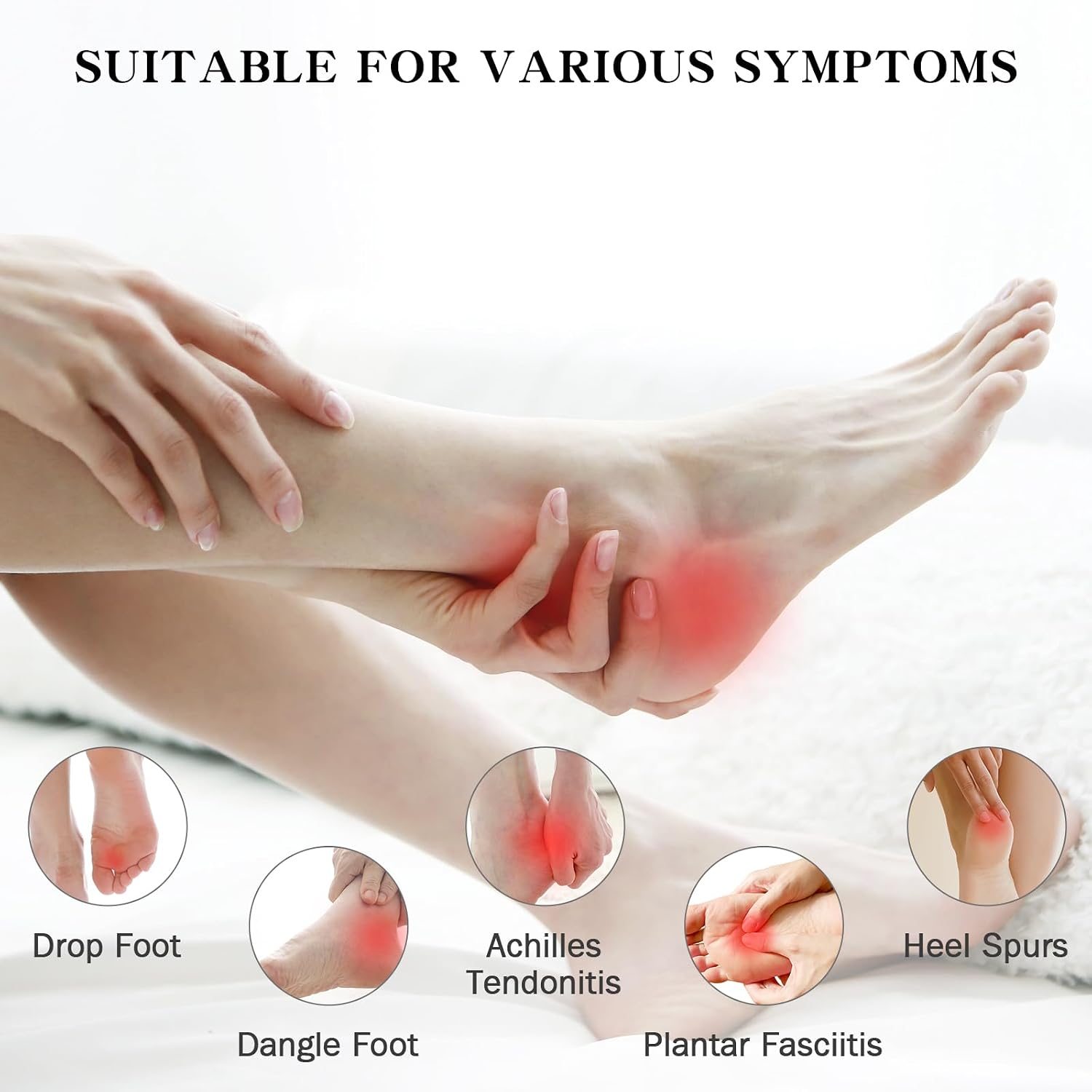 Detalle de exhood Plantar Fasciitis Night Splint, 2-Pack