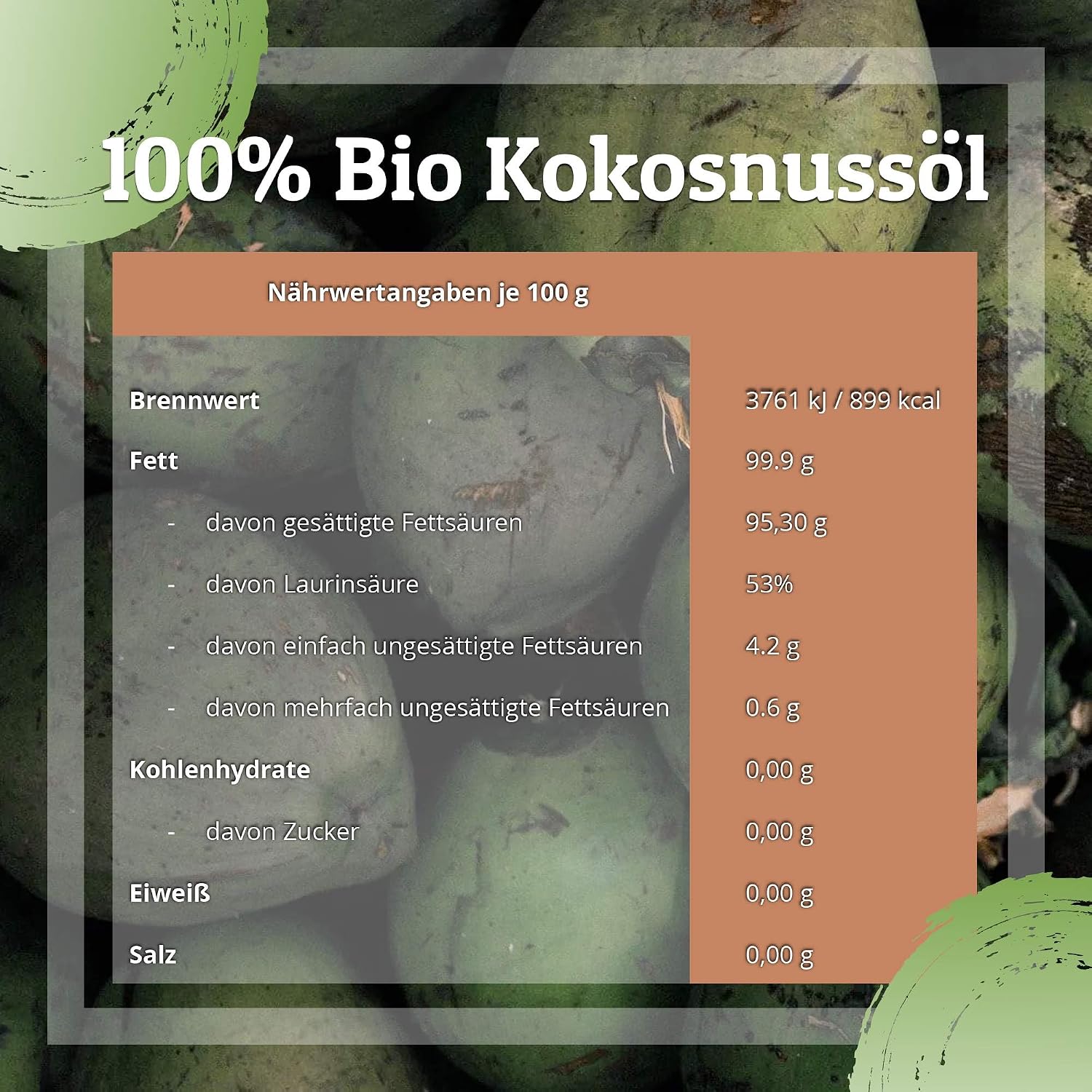 Detalle 2 de MonteNativo Bio Kokosöl 1000ml 🥥