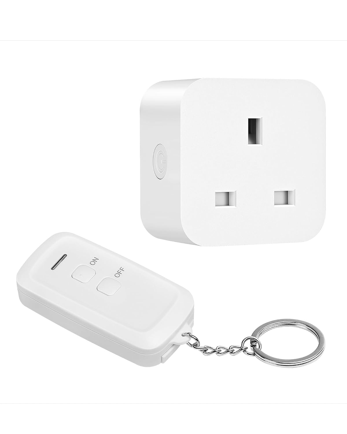 Detalle de DEWENWILS Remote Control Sockets (30m/100ft range) – 1 Remote + 1 Programmable 13A Wireless Switch Plug